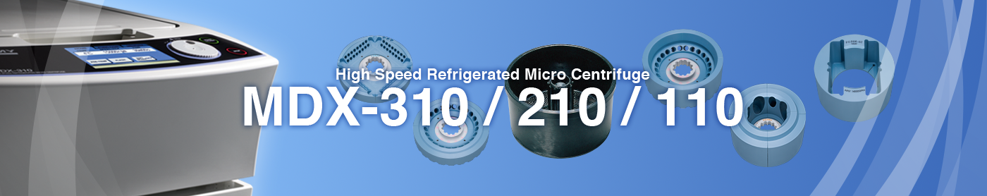High Speed Refrigerated Micro Centrifuge MDX-310 / 210 / 110