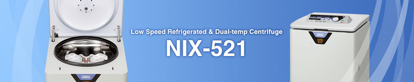 Low Speed Refrigerated & Dual-temp Centrifuge NIX-521