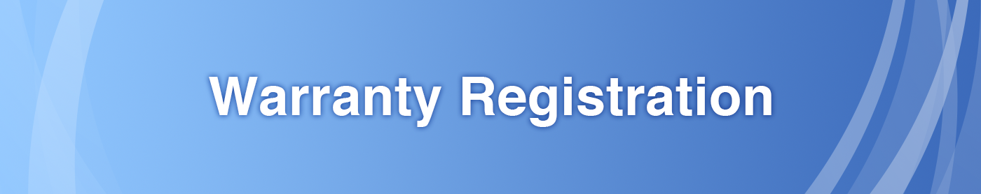 Warranty Registration